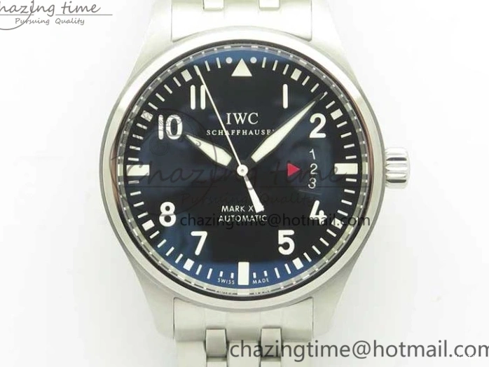 MIROTIME 0107 Mark XVII IW326504 MKS 1:1 Best Edition Black Dial On SS Bracelet MIYOTA 9015 V Durable 7210